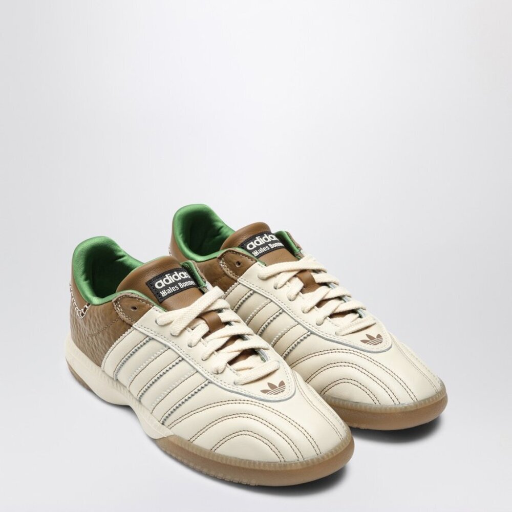 Adidas Men's Cream and Brown Sneakers